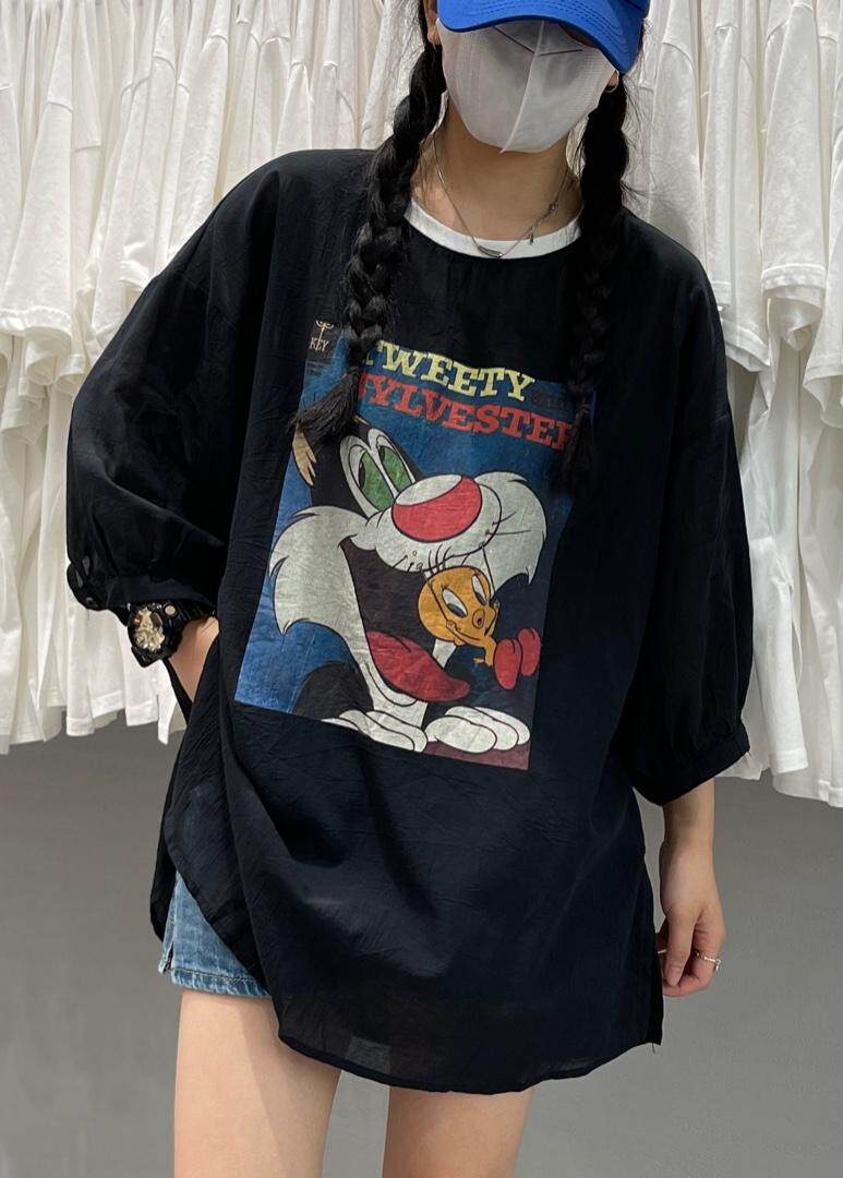 夏季新款大版图案透气舒适上衣，其它，JIAN.Z 简.站