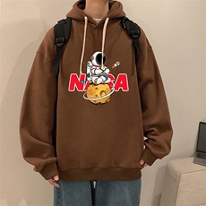 纯棉连帽卫衣男大码运动帽衫宽松薄WY2289-P35，男装卫衣，电商A040