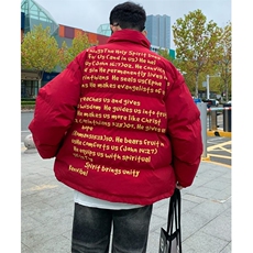 F545P85男女oversize棉服学生港风宽青年男生棉衣，男装棉衣，星座512-6