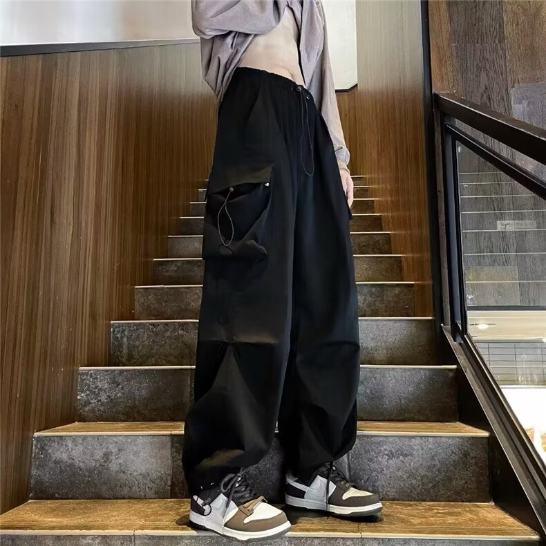 美式机能裤子男高街潮牌大口袋束脚工装休闲冲锋裤1001-1K015-P45,男装工装外套,星座1001-1