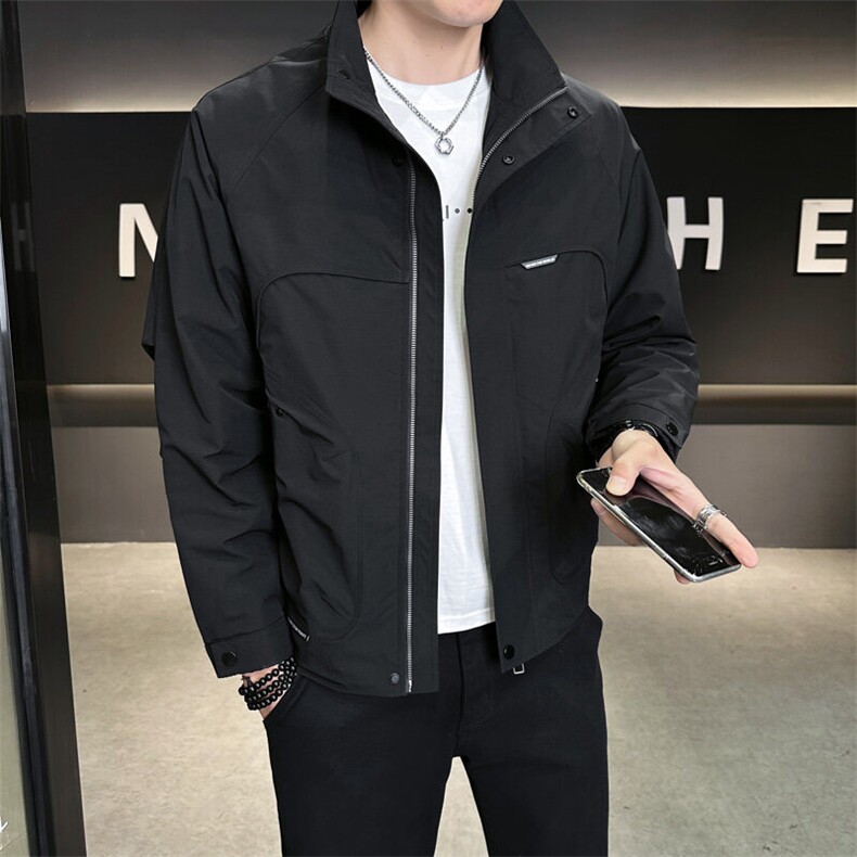 工装夹克男休闲上衣多口袋立领夹克DS-A329-JK5092-P95,男装夹克,电商A329