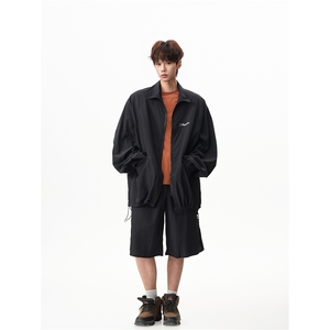 8XL-M 特大码冰丝防晒服短裤套装男户外防晒衣运动外套潮TZ102P65图片