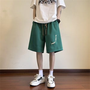 DK989-P45  控58 抖音重磅320克短裤男菠萝格运动五分裤图片