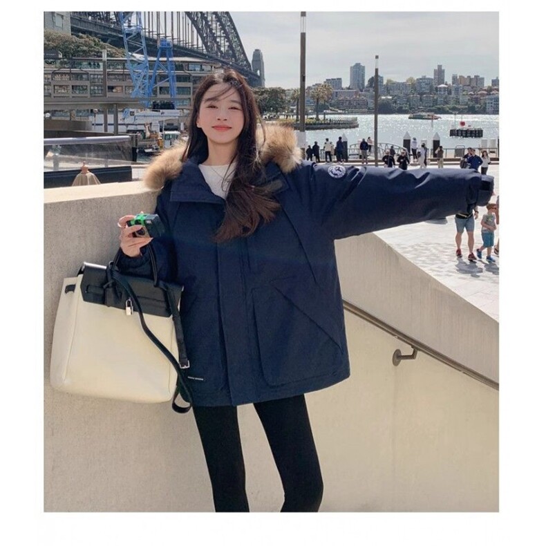 【升级款】派克服工装羽绒棉服oversize面包服外套Y902-P110网图,男装棉衣,电商B245