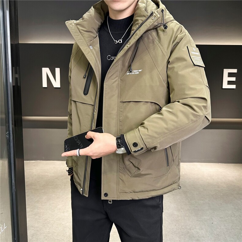 冬季新款羽绒服男装加厚高端美式工装轻薄冲锋衣外套,男装羽绒服,星座414（原B263）