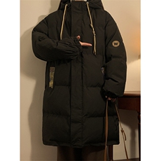 冬季新款韩版中长宽宽松大码加厚棉衣外套XZ102B-1-M6652P145，男装棉衣，星座102B-1