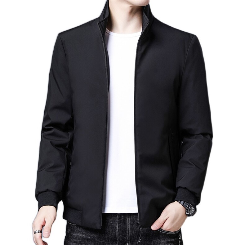 A931258男装上衣加厚保暖立领羽绒服常规男士外套休闲冬季P185图片