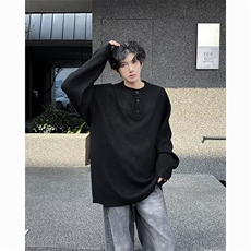 针织衫男士韩版潮流宽松百搭痞子帅气2024冬季ins毛衣MZ727-P45，男装针织衫/毛衣，星座412-3