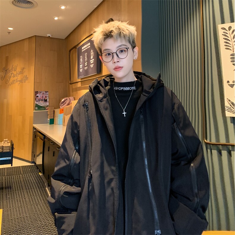 新标90白鸭绒！三防高品质冲锋衣羽绒服棉衣男图片