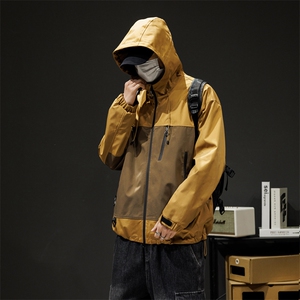中性风现货三防户外夹克男连帽冲锋衣外套DSA157B-J129-P60图片
