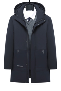 QX266钱塘2020-2中年男士冬季厚款新款商务休闲百搭羽绒服P205图片