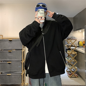 电商DSA028-KBWYL 65棉新款港风长袖立领开衫卫衣男 P65图片
