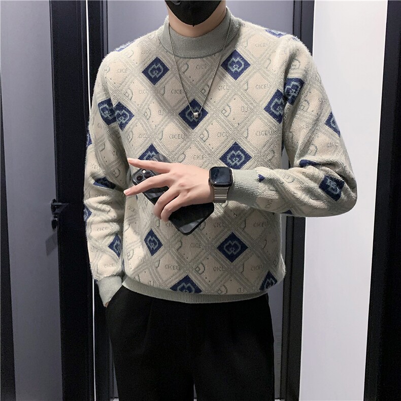 B340M96247P78108店主风无头风毛衣男,男装针织衫/毛衣,电商B340