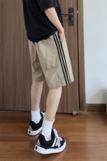 大量现货休闲短裤男夏季薄款条纹宽松美式运动速干裤DK708-P40，男装牛仔裤，电商A178