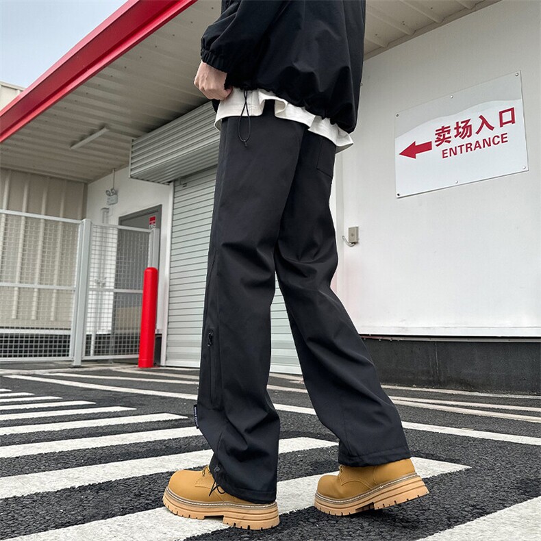 美式机能冲锋裤男春季潮牌宽松工装裤潮流运动伞兵裤子户外登山裤,男装休闲裤,电商A022