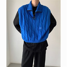 韩系拉链马甲情侣无袖坎肩毛衣背心潮T618-P68，男装背心/马甲，星座1501