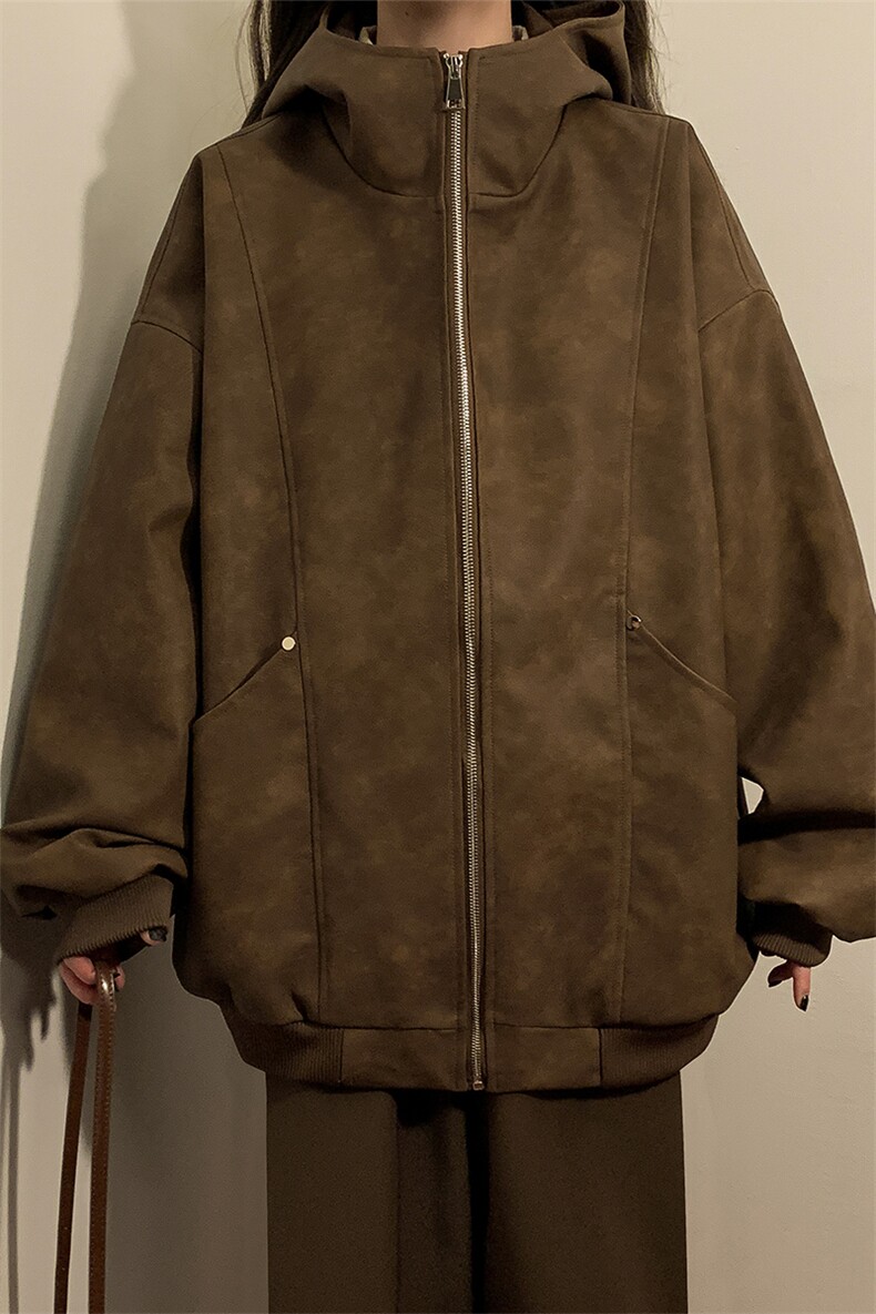 春季皮衣美式潮牌青少年百搭夹克情侣春装外套XZ102B-1-JK2563P85,男装夹克,星座102B-1