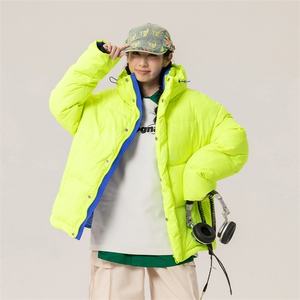 新标90白鸭绒简约休闲立领外套纯色加厚羽绒服ESY0204-P210图片