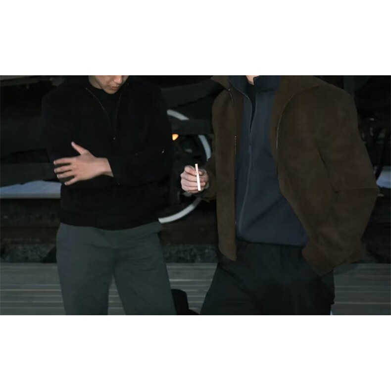 荒野系列美式牛皮绒磨砂高级夹克，网图-A061-AJ01662-特P95,男装夹克,电商A061
