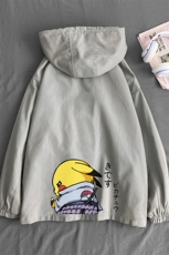 JK41036-P85纯棉连帽夹克男士大码工装夹克男外套男，男装夹克，电商A040