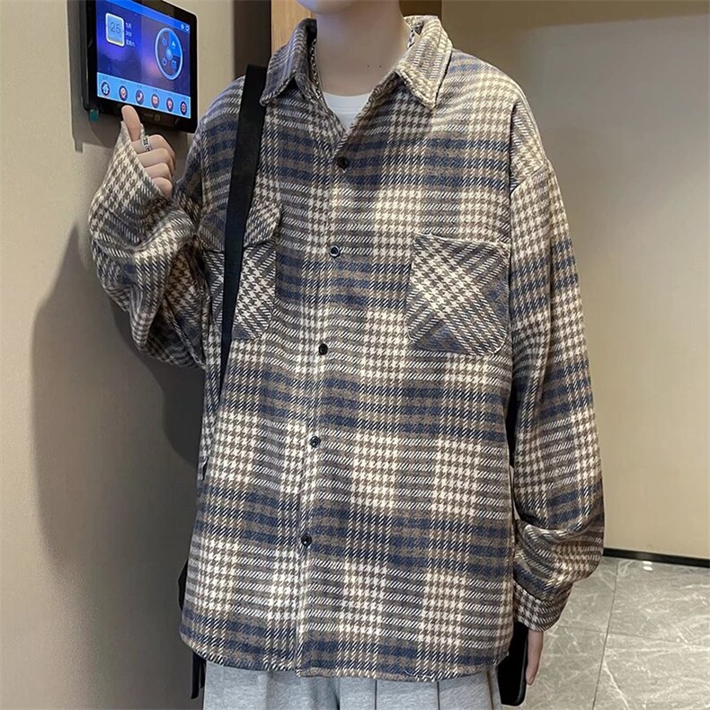 长袖衬衫男港风日系韩版潮流帅气衬衣SY108P43,男装衬衫,星座1116-2