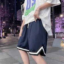 男夏季潮流时尚休闲短裤冰丝网眼短裤D04GD04P20图片