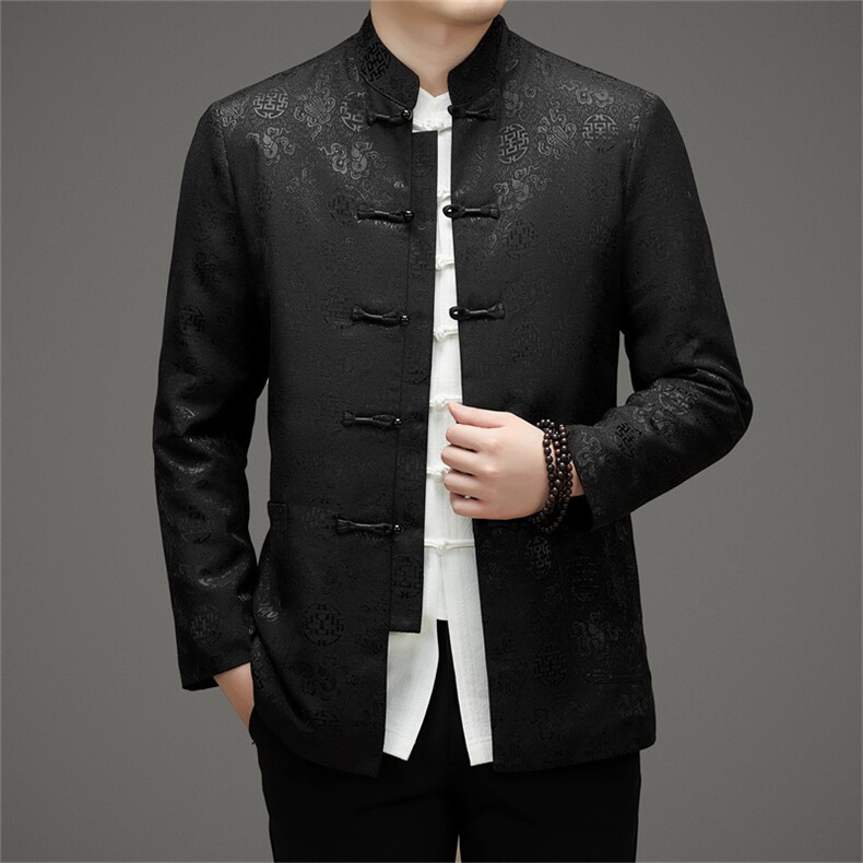唐装2023年四季新款男式风男高端复古唐装上衣外套，男装民族服装，电商B360