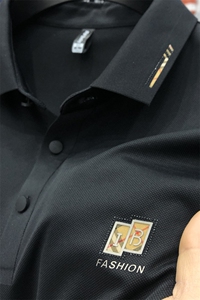 中年休闲男装翻领半袖T恤衫2023夏季新款男士polo衫薄款休闲上衣图片