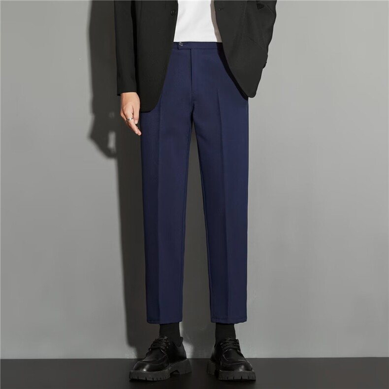 小西裤男士秋冬季高级垂感修身九分西装裤休闲长裤子男款K91，男装西裤，星座1116A-2（原606A-1）