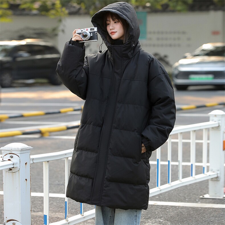 现货东北出游款 加厚中长款三防棉衣外套连帽滑雪棉服MY77777图片