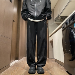 秋季机能潮流拉链设计感简约防水冲锋裤B315-K23521-特p30控58图片