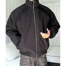 拼接立领飞行夹克棉服男款秋冬季棒球服短款工装外套棉衣MF98，男装夹克，星座1116A（原606A-3）