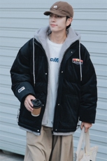 冬季青少年假两件棉衣外套加绒加厚保暖棉服男女8117-P140控价188，男装棉衣，电商A441-1