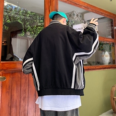 春秋新款潮牌棒球服夹克男休闲宽松百搭帅气街头外套HY053-p60，男装夹克，星座1008