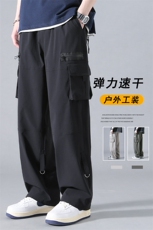 2024秋季新款工装裤机能休闲裤直筒裤2011-P55控89，男装休闲裤，星座205-1