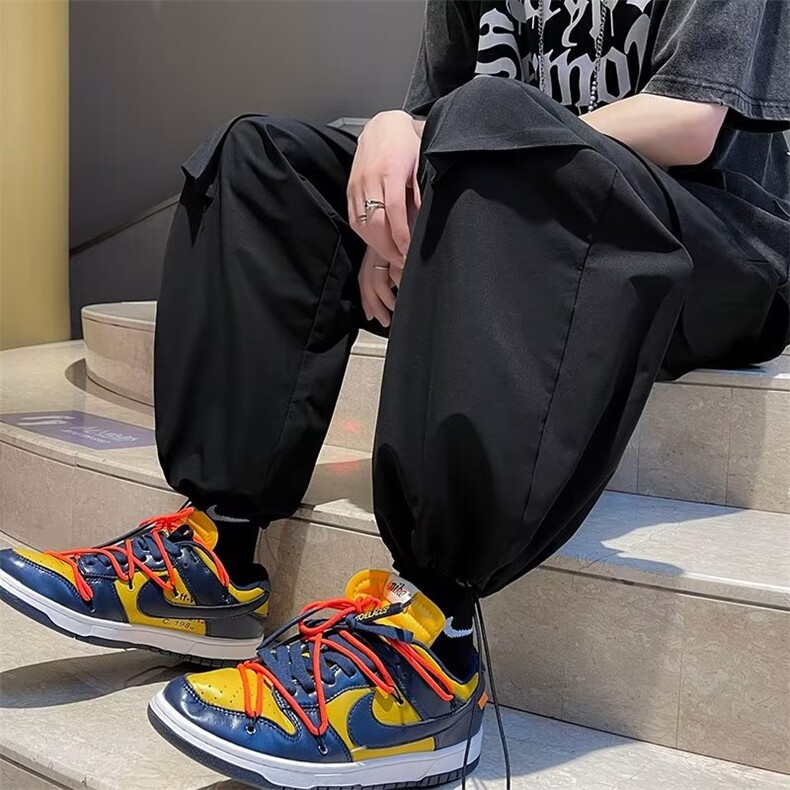 2022新款纯休闲裤港风潮工装裤四季通用款XZ212-QA2233-P45,男装休闲裤,星座212