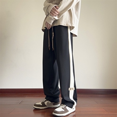 秋季新款休闲裤男直筒裤拼色卫裤K7720-P50加绒P60控68加绒控78，男装休闲裤，星座209-2