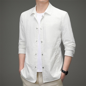 YY-A8837夏季男士户外防晒衣皮肤衣长袖休闲翻领外套防晒服P110图片