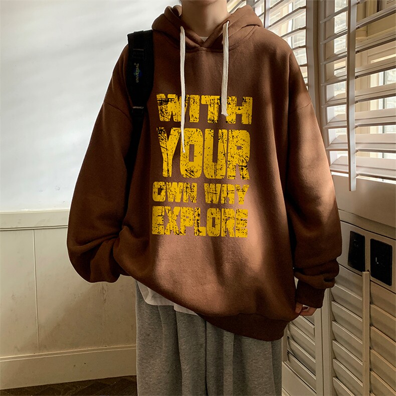 连帽卫衣男大码胖子帽衫大号运动服WY2446-P35,男装卫衣,电商A040