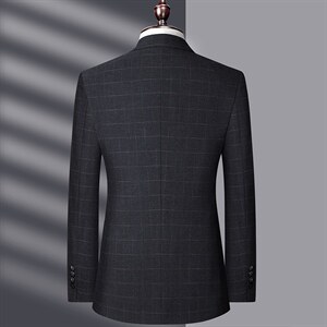 2021休闲商务西服套装爸爸装中老年西服上衣外套MNSA1579-P290,男装西服套装,电商B212（原钱塘6029）