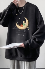 麂皮绒卫衣男大码重磅长袖t恤男JW81416-P35，男装T恤，电商A040
