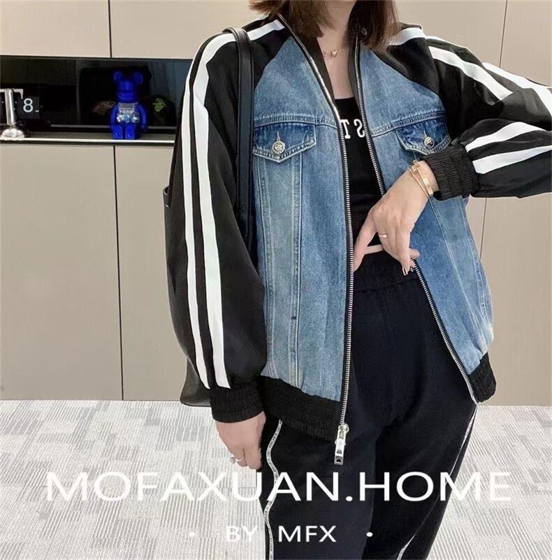 【现货】欧货拼接牛仔，其它，悠奈尔