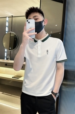 2024小人刺绣小伙风短袖T恤痞帅时尚翻领Polo衫T0267-P50，男装T恤，电商D342