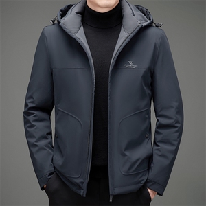 中年男士羽绒服男冬季中老年爸爸冬装休闲款外套MNSA2210-P240图片