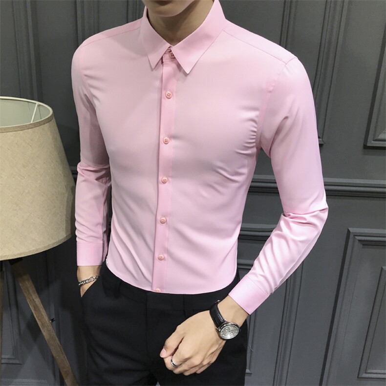 纯色衬衫品质跑量款衬衫弹力款C601-P30,男装衬衫,星座1012