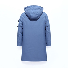时尚长款连帽中长款修身纯色团体团建服班服可印花羽绒服有差价，男装羽绒服，星座301D-5(原星座1415）