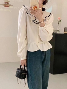 花边领 外套图片