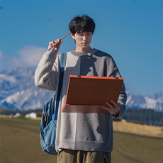 B225-M1157-P62-X78-腈纶42%锦纶31%PBT27%-经典款双拼色毛衣，男装针织衫/毛衣，电商B225