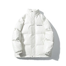 1日系白底鳄鱼纹棉衣男手塞棉夹克PU皮棉服外套男8507P120控158，男装夹克，星座226-2