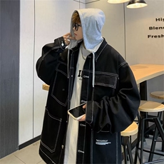 秋男新款青春流行收口袖连帽夹克外穿外套QJ27P75，男装夹克，星座1116-2